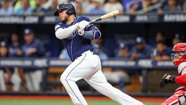 Tampa Bays Ray designated hitter Harold Ramírez